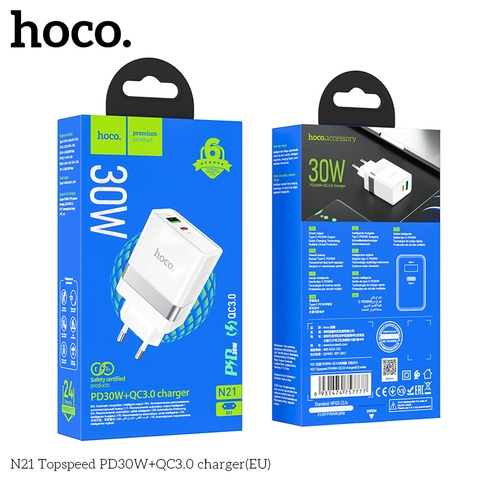 Cốc sạc Hoco N21 30w