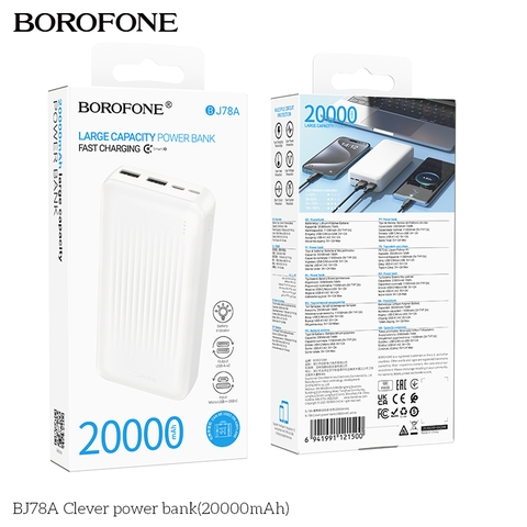 Pin sạc dự phòng Borofone BJ78A 20.000mah