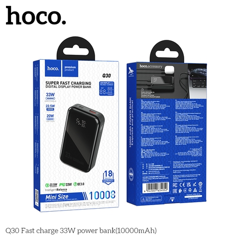 Pin sạc dự phòng Hoco Q30 33w 10.000mah