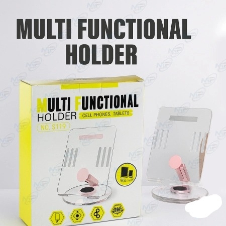Giá đỡ điện thoại, máy tính bảng S119 trong suốt xoay 360 độ