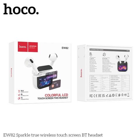 Tai nghe bluetooth Hoco EW82 có màn hình led