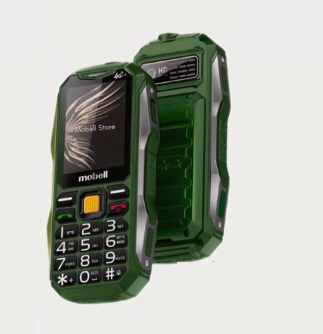 Điện thoại Mobell Rock 7 4G Kiêm sạc dự phòng pin 5500mah