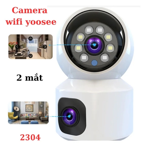 Camera ip 2 màn hình yoosee A26L, 2304, QS415