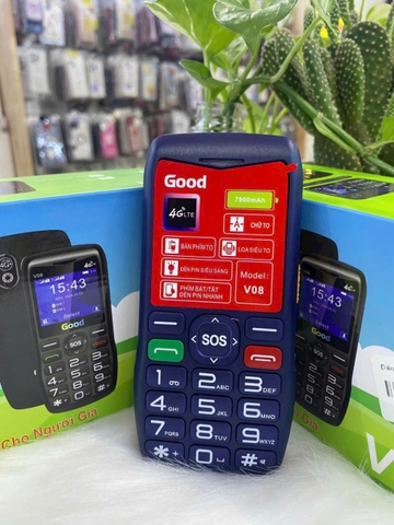 Điện thoại Good V08 4G Bao cắt sóng - Sóng 4G chuẩn