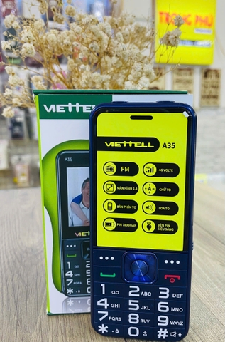 Điện thoại Viettell A35 4G Bao cắt sóng - Sóng 4G chuẩn