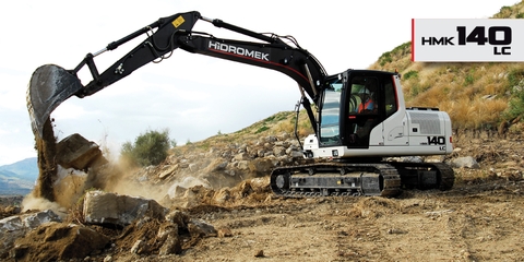 Xe nâng xúc Hidromek 140 LC