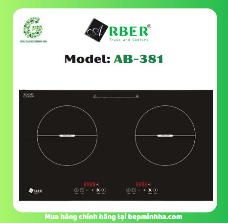 Bếp từ đôi Arber 381