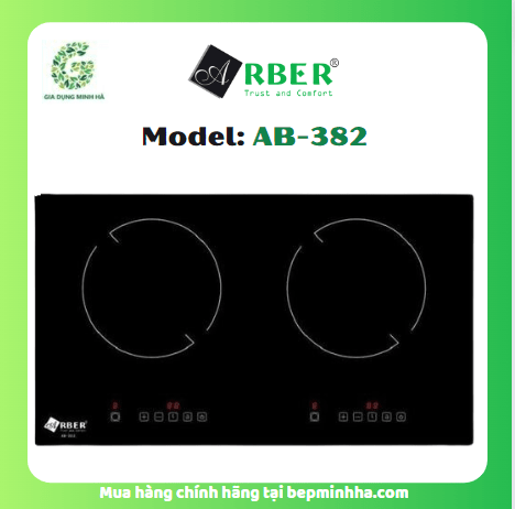 Bếp từ đôi Arber 382