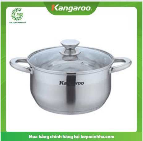 Nồi inox cao cấp 5 lớp Kangaroo KG878M với size  20cm