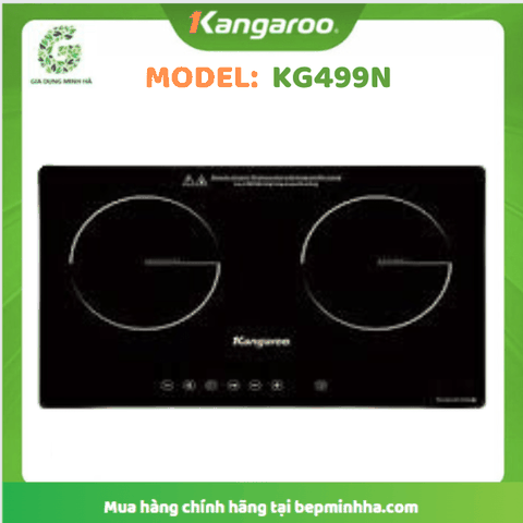 Bếp hồng ngoại điện từ đôi Kangaroo KG499N