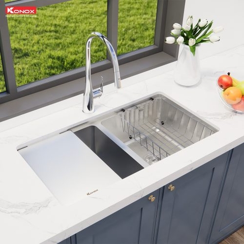 Chậu rửa bát chống xước Workstation Sink – Undermount Sink KN8646DU Dekor