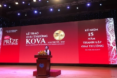 Giải thưởng KOVA lần thứ 15: Giải thưởng của những người Việt Nam xuất sắc ở các lĩnh vực