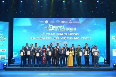 Lễ trao Giải thưởng chuyển đổi số Việt Nam 2023