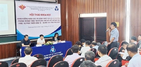 Hội thảo về định hướng khoa học và công nghệ bảo vệ môi trường, phòng tránh thiên tai và ứng phó với biến đổi khí hậu phục vụ phát triển kinh tế - xã hội