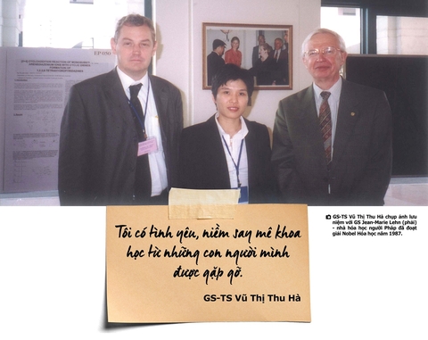 GS.TS. Vũ Thị Thu Hà -Chủ nhân của gần 40 bằng sáng chế được bảo hộ ở Mỹ, Pháp và Việt Nam