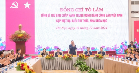 Tổng Bí thư Tô Lâm: Đảng, Nhà nước, nhân dân đặt niềm tin tưởng và kỳ vọng rất lớn vào đội ngũ trí thức, nhà khoa học