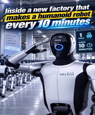 Trung Quốc ra mắt siêu nhà máy “robot chế tạo robot”: cứ 10 phút xuất xưởng một robot hình người
