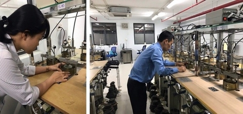 Tự động hóa thí nghiệm nén cố kết trong xây dựng