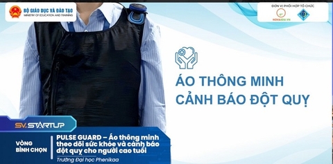 Áo thông minh theo dõi sức khỏe và cảnh báo đột quỵ