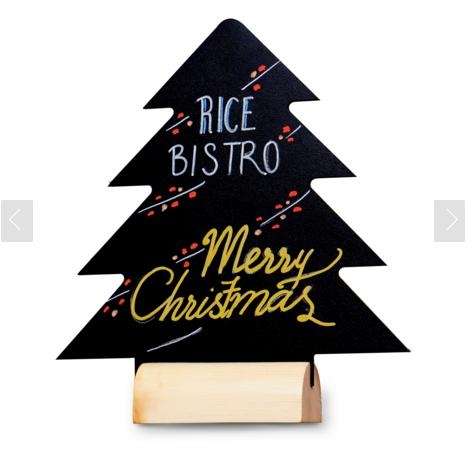 BẢNG MENU ĐỂ BÀN XMAS TREE