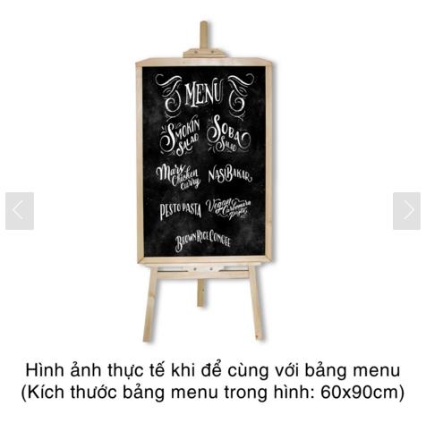 GIÁ GỖ ĐẶT BẢNG MENU