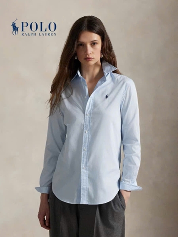 Áo sơ mi Ralph Lauren cổ đức dài tay thô mềm