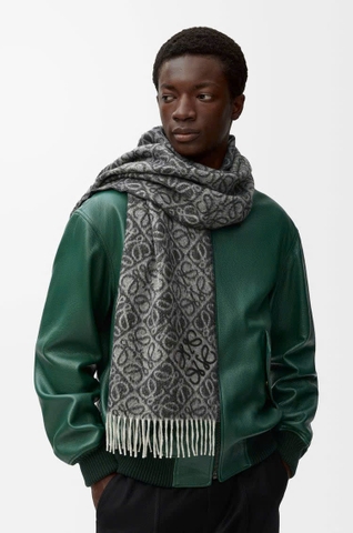 Khăn quàng cổ đảo chữ bằng len và cashmere