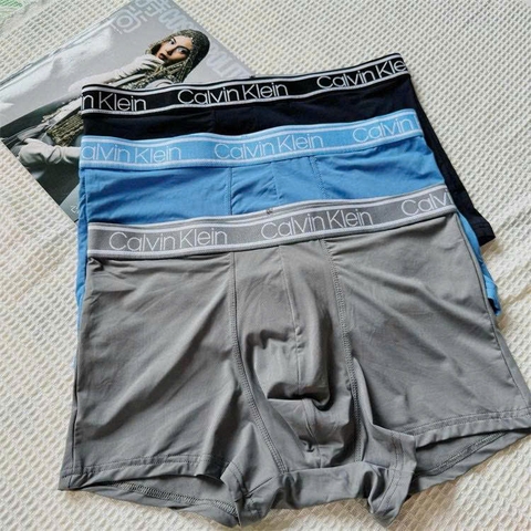 Set quần boxer đùi nam CK hộp 3c