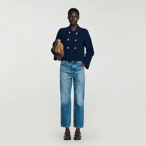 ÁO LEN CARDIGAN HAI HÀNG KHUY