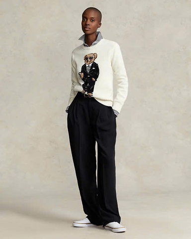 Áo len pha cotton Polo