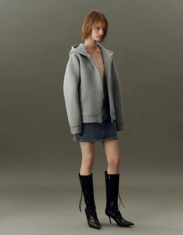 Váy denim thẳng mini