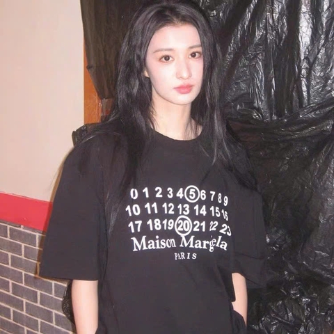 Tshirt Maison Margiela thêu số 3 màu