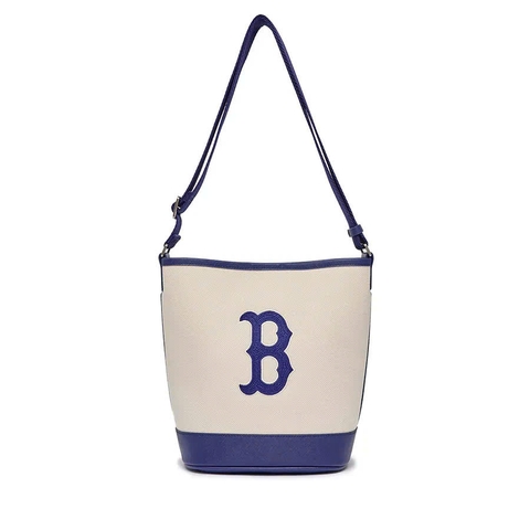 Túi Xách MLB Bucket Canvas Logo Boston