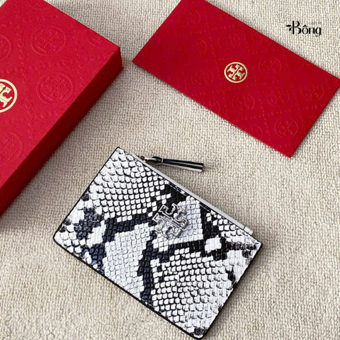 Card holder Tory Burch da rắn