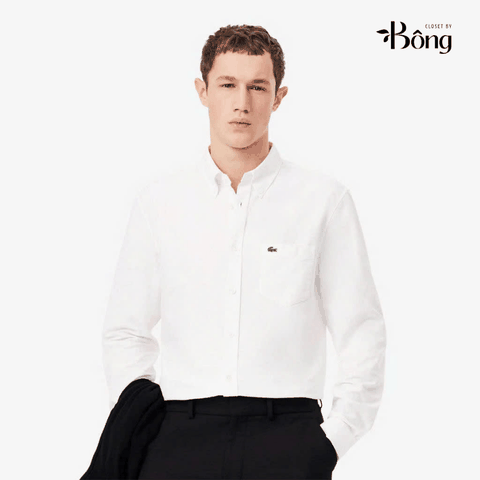 Sơ mi Lacoste nam 100% cotton full hộp các màu