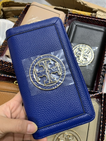 Ví cầm tay Tory Burch logo