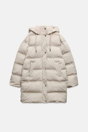 Jacket phao Zara dáng lửng
