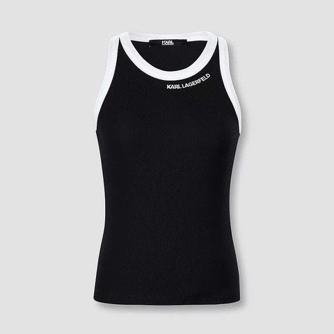 Top thun Karl viền 2 màu