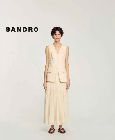 blazer-sandro-sat-nach-mau-beiger