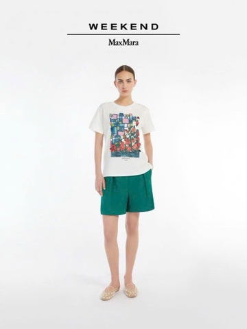 Tshirt Weekend Maxmara ROSE print