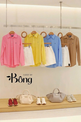 Sơ mi Polo cổ đức 6 màu chất cotton tuồn auth
