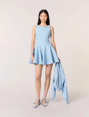Đầm Maje ngắn cotton dáng xòe