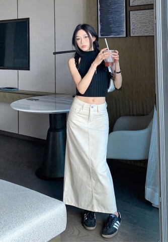 Chân váy midi denim Zara