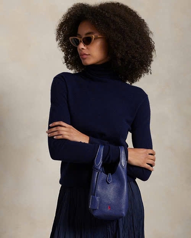 Túi Polo Play leather small tote & crossbody bag
