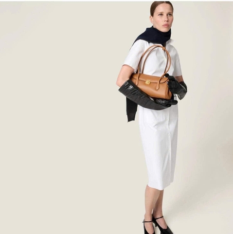 Túi Miumiu Shoulder Bag Cognac