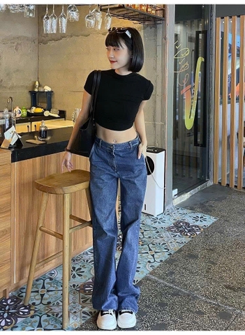 Quần jean Zara dáng baggy đứng