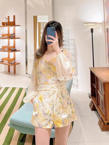 Zimmermann HARMONY BILLOW BLOUSE