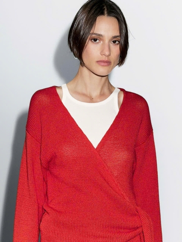ÁO CARDIGAN DỆT KIM CÓ CHI TIẾT THẮT LƯNG