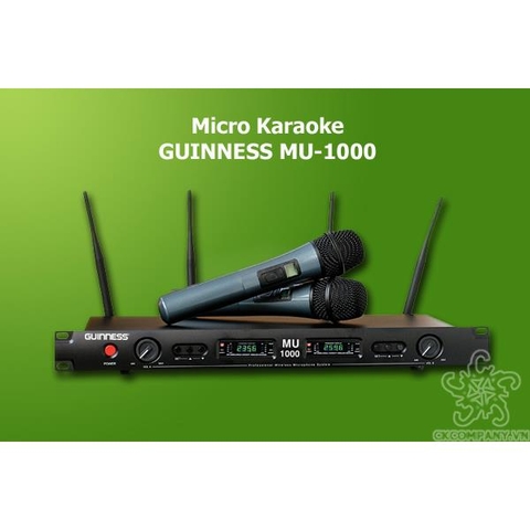 Micro Karaoke Không dây GUINNESS MU-1000
