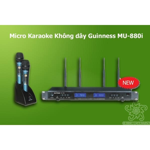 Micro Karaoke Không dây Guinness MU-880i